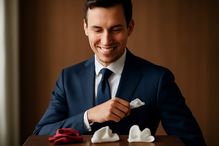 Pocket Squares 101: Silk vs Linen vs Cotton Guide