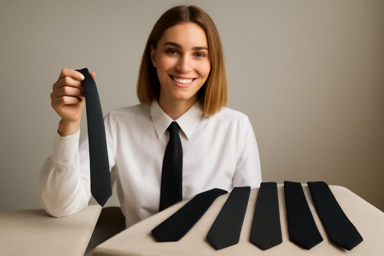 How to Choose the Right Black Necktie for Outfits