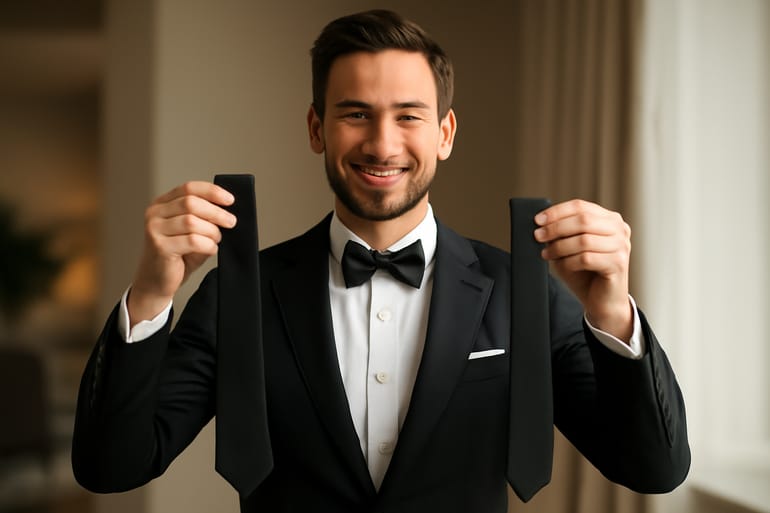 How to Choose the Right Necktie Width for Black-Tie