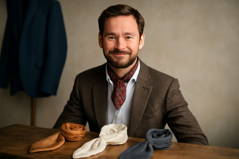 Cravat Fabrics: Silk, Cotton, Wool & When to Wear
