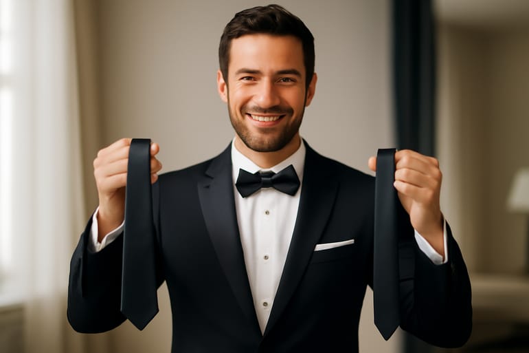 How to Choose the Right Necktie Width for Black-Tie