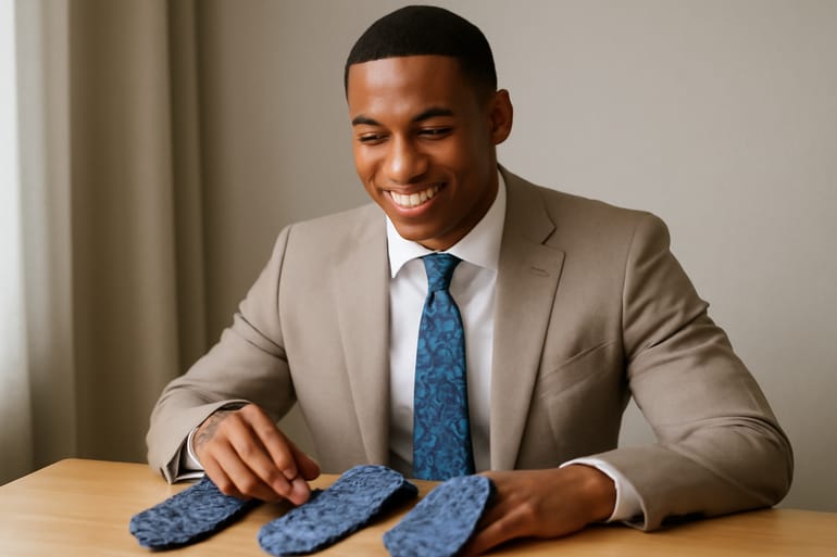 Silk Materials for Blue Floral Ties: What to Know