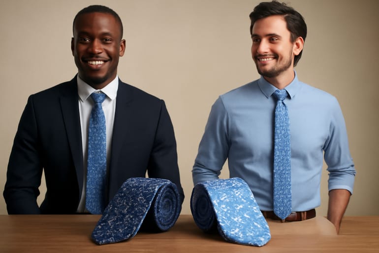 Blue Floral Neckties: Business vs Casual Styling Guide