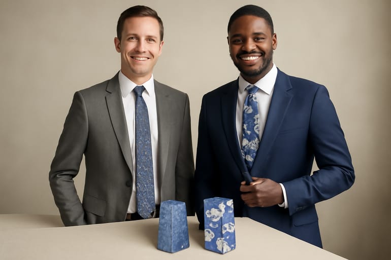 Small vs Large Floral Blue Neckties: Key Differences