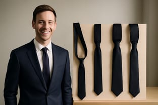 Solid Black Necktie Buying Guide: Size and Knots