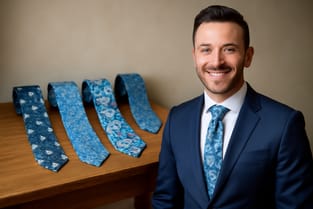 Blue Floral Neckties: Colors, Patterns, Styling Tips