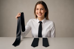 Black Silk vs Matte Black Neckties for Every Setting