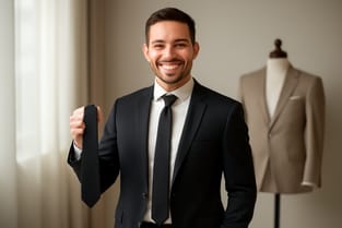 How to style a solid black necktie with white shirts