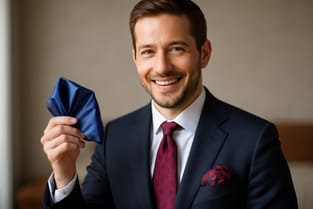 Choose a Silk Pocket Square That Matches Your Tie
