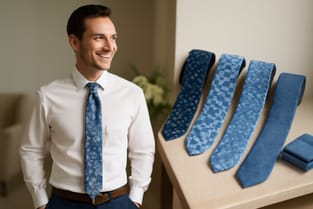 Blue Floral Neckties: Colors, Patterns & Styling Guide