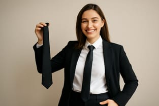 How to choose the right black necktie for workwear