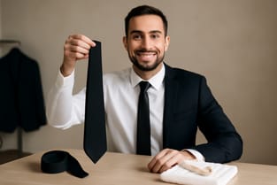 Solid Black Necktie Care: Maintenance Tips That Last