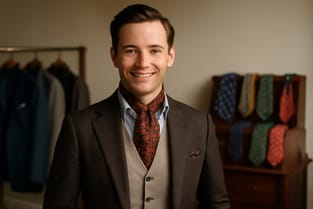 Cravat Colour & Pattern Coordination in British Style