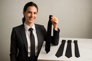 How to Choose the Right Black Necktie for Outfits