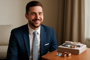 Groomsmen Gift Planning: Tie Clips & Cufflinks