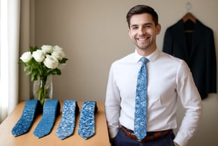 Blue Floral Neckties: Colors, Patterns & Styling Hub