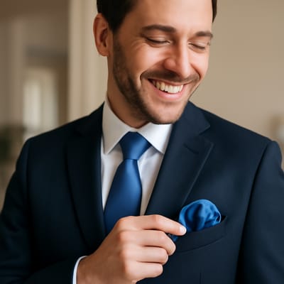 Does silk texture matter when matching with a tie and suit?