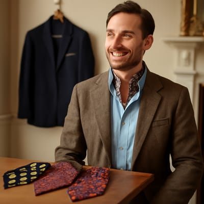 Patterns on cravats: what actually works with British tailoring?