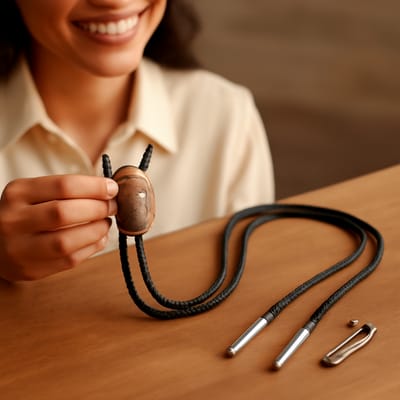 Materials and finishes: cord, slide, metal tips, and clasps explained