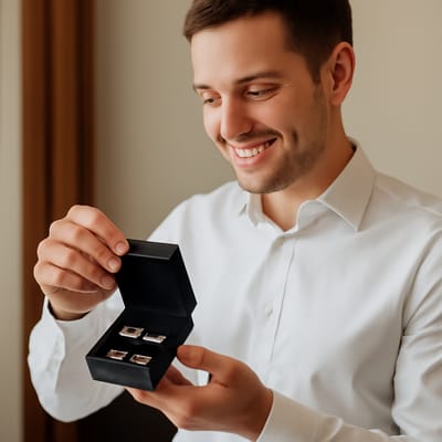 What’s the best way to store tie clips and cufflinks to prevent scratches?