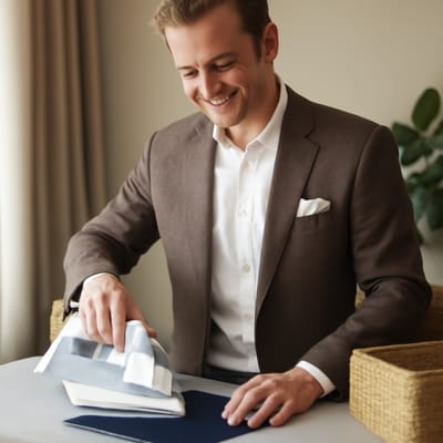 Care, maintenance, and storage: keep pocket squares looking new