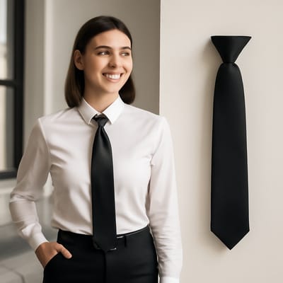 When should you choose black silk over a matte black tie?