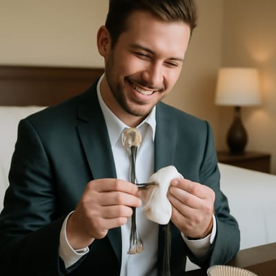 How do you care for a bolo tie so it looks perfect on event day?