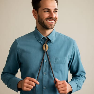 What design features survived from early bolo ties (and what changed)?