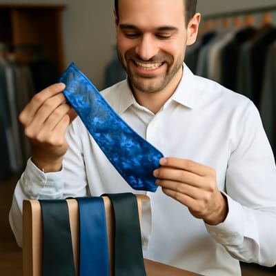 Buying and care guide for satin neckties (shine without the stress)