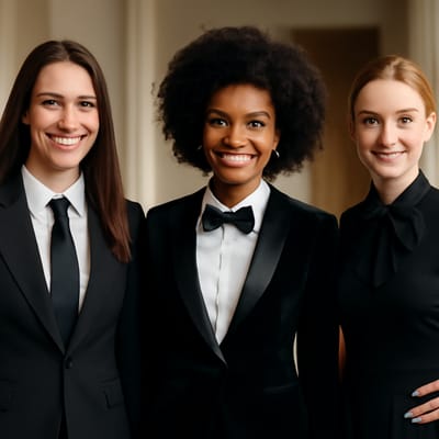 Styles of neckwear for women: necktie vs bow tie vs neck bow (which suits you?)