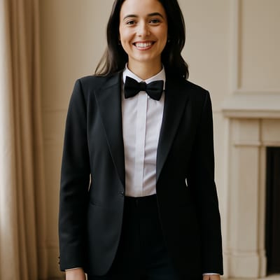 Why do women wear black tie neckwear in the first place?
