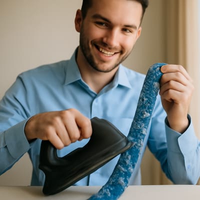 How do you fix stubborn creases without ruining the shape?