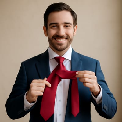 How wide should a tie be for a Windsor knot to look proportional?