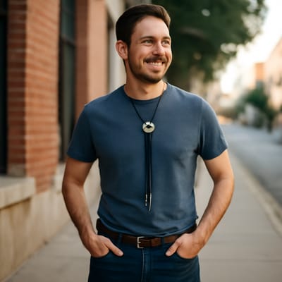 How do you wear a bolo tie casually without looking costume-y?