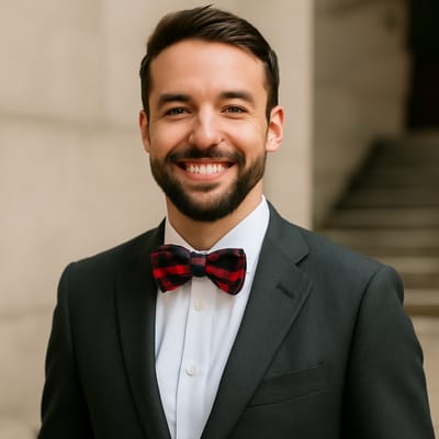 What suit colors and textures make tartan look formal?