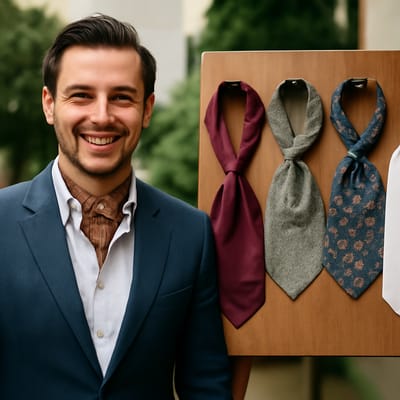Cravat and ascot types: how to recognise the main styles at a glance