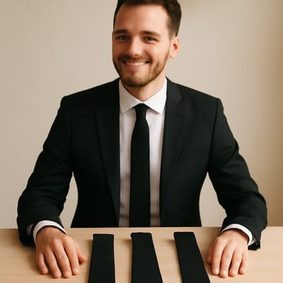 Silk vs wool vs cotton: what’s best for a black tie (and why)?