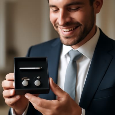 What makes tie clip and cufflinks sets a “safe” gift?