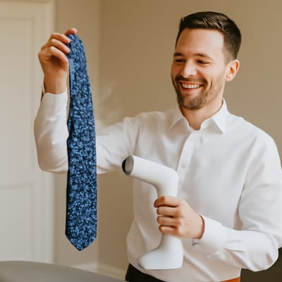 Steam vs iron: what’s the safest way to remove tie wrinkles?