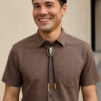Do metal tips and finishes matter on affordable bolo ties?
