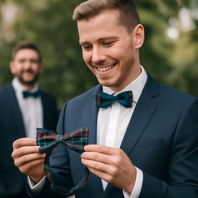 How do you choose a tartan pattern that looks great in photos?