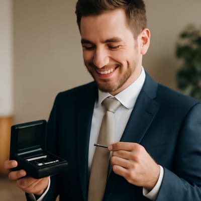 Which tie clip materials look good and last?