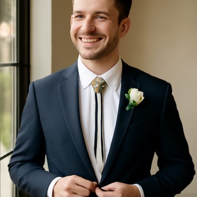 What bolo tie materials look best for formal events?