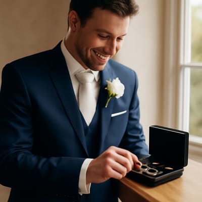 What makes a cufflinks set “wedding-ready” in the UK?