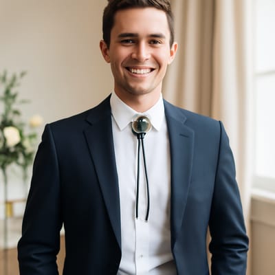 Can you wear a bolo tie to a wedding without looking casual?