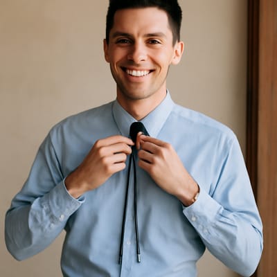 How should a budget bolo tie fit—and how do you wear it?