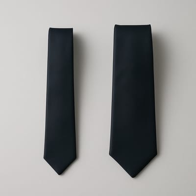 What width looks best for office outfits versus formalwear?