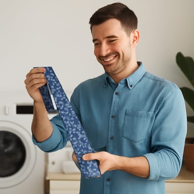 Can you clean a blue floral necktie at home (and when shouldn’t you)?