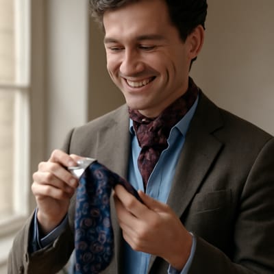 Cleaning a cravat: what’s safe for silk, cotton, and wool blends?