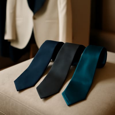 Do fabric, finish, and colour change how tie width looks?